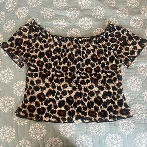 Say What? | Crop Top, Animal print